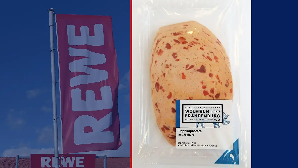 Wurst von "Wilhelm Brandenburg" von großem Rewe-Rückruf betroffen.