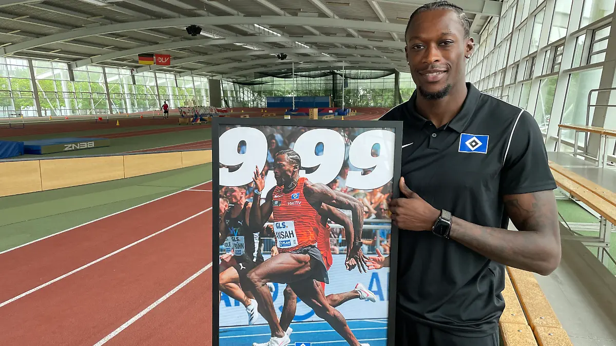Owen Ansah hat den deutschen Rekord über 100 Meter gebrochen.