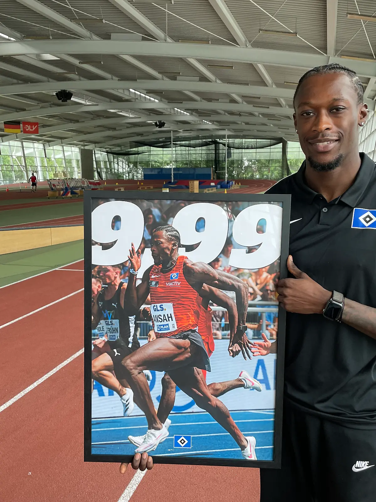 Owen Ansah hat den deutschen Rekord über 100 Meter gebrochen.