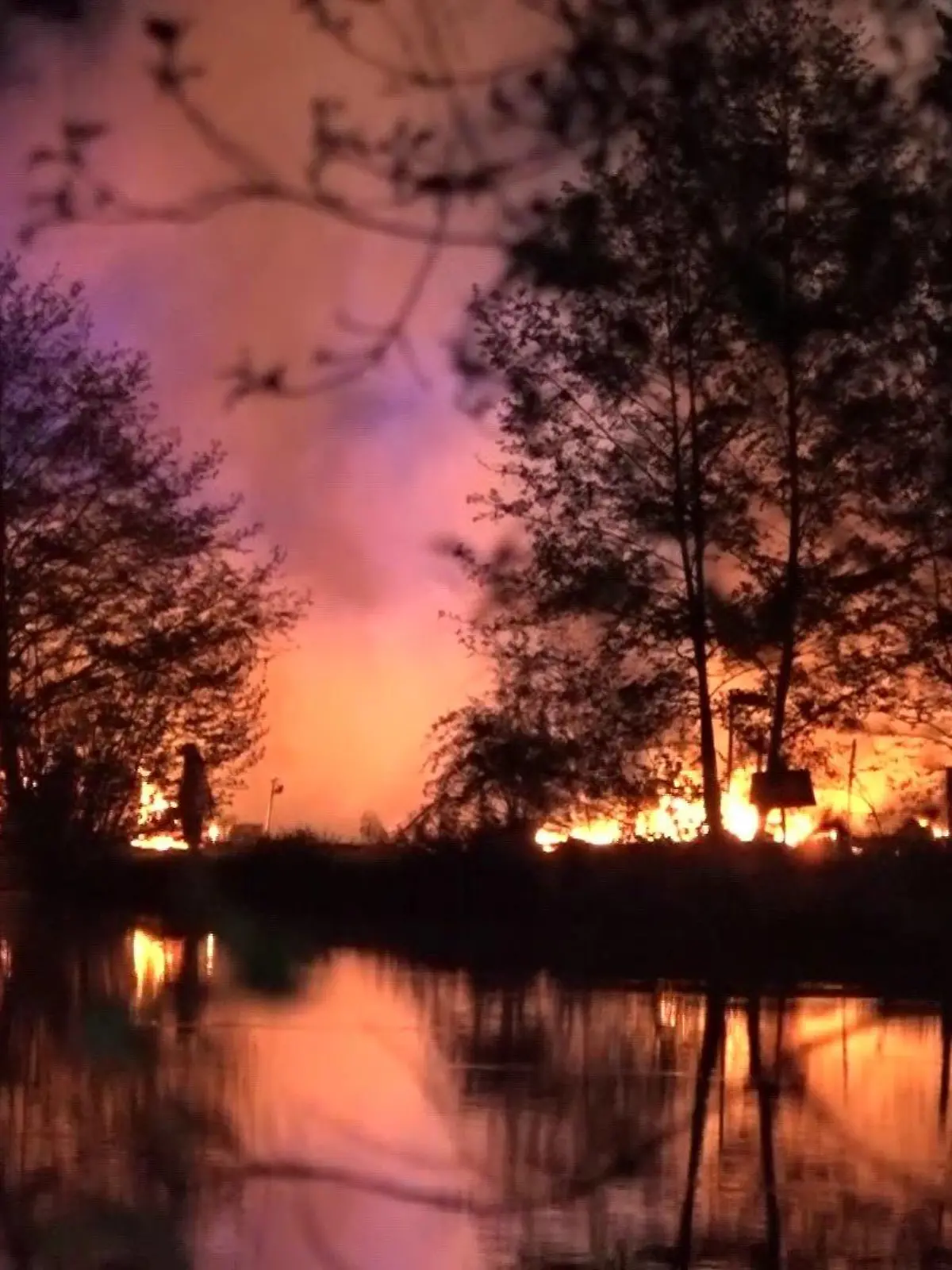 Brand Campingplatz Roth
