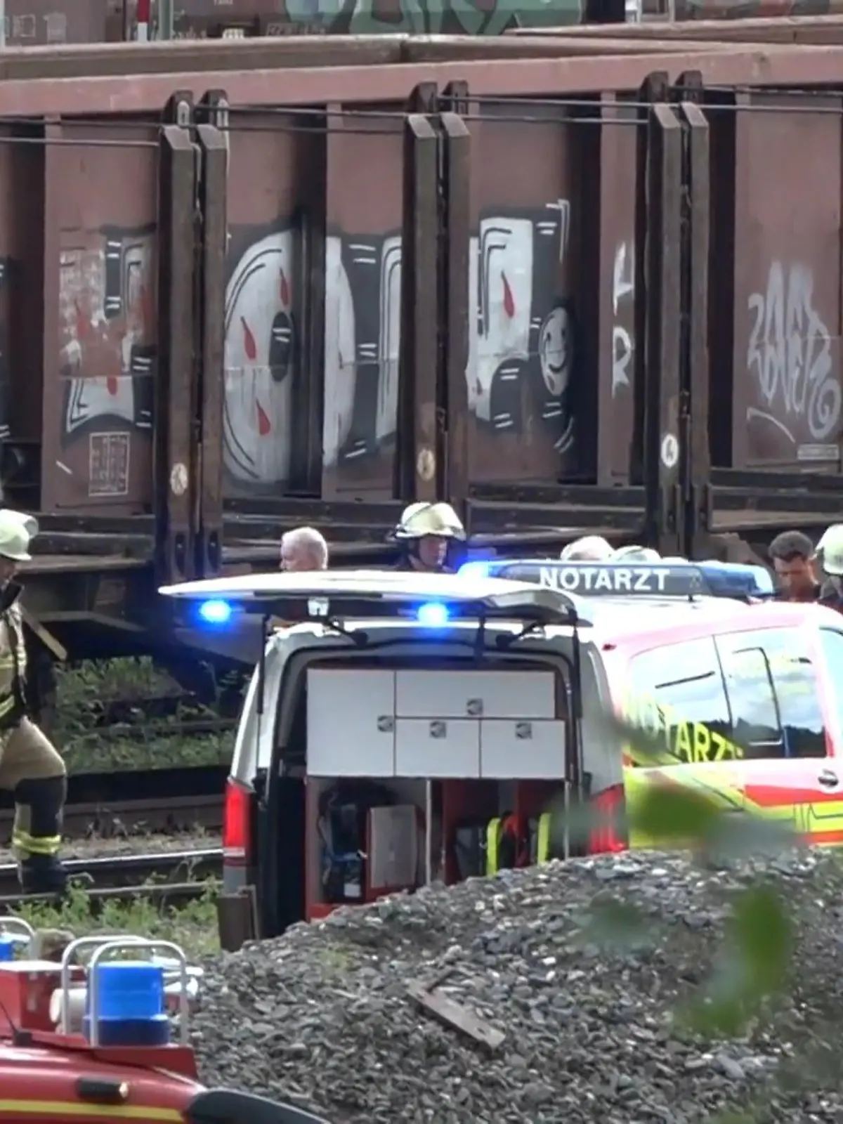 Bild zu: "Unglück auf Güterbahnhof"