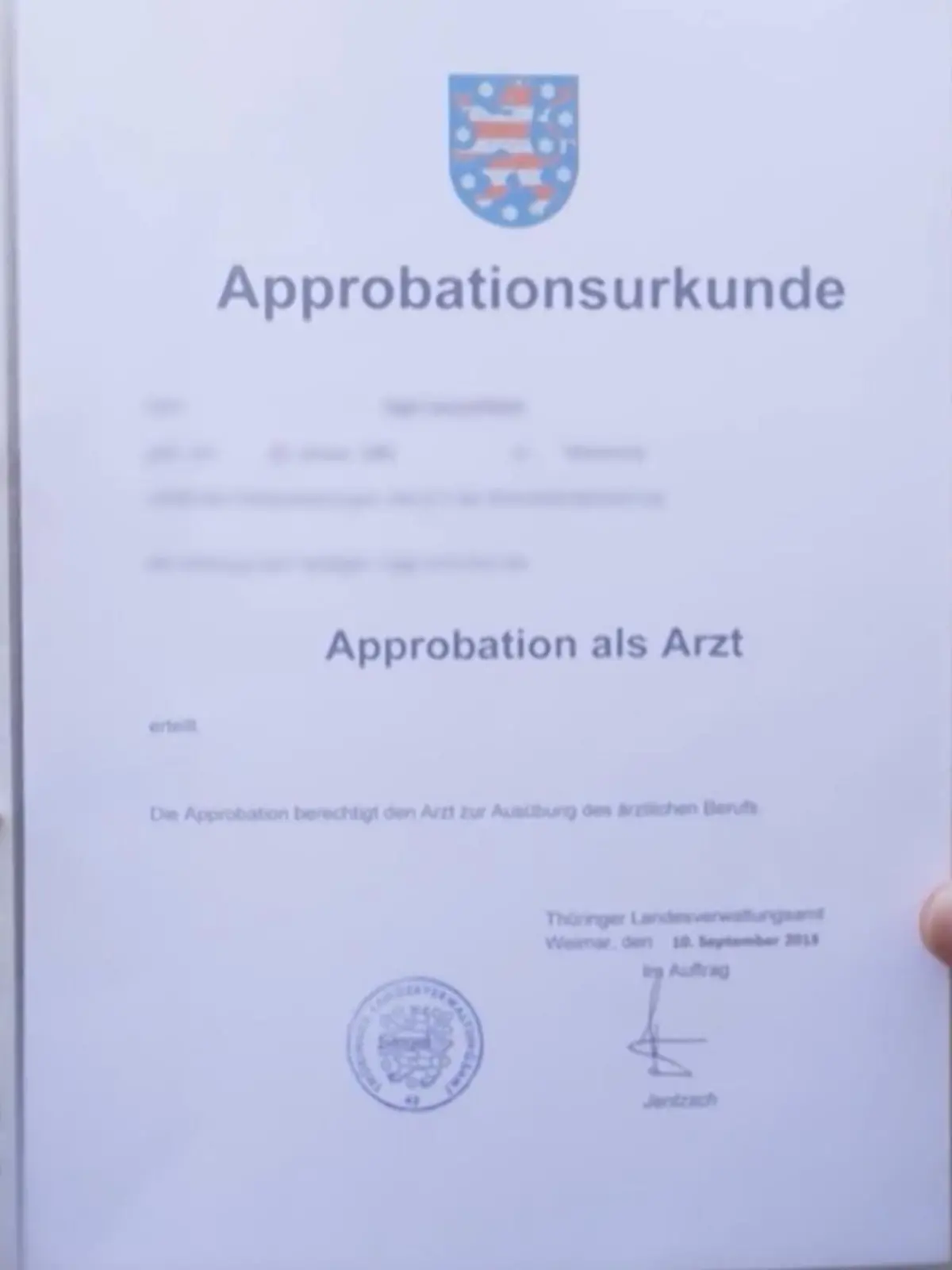 Gefälschte Urkunde