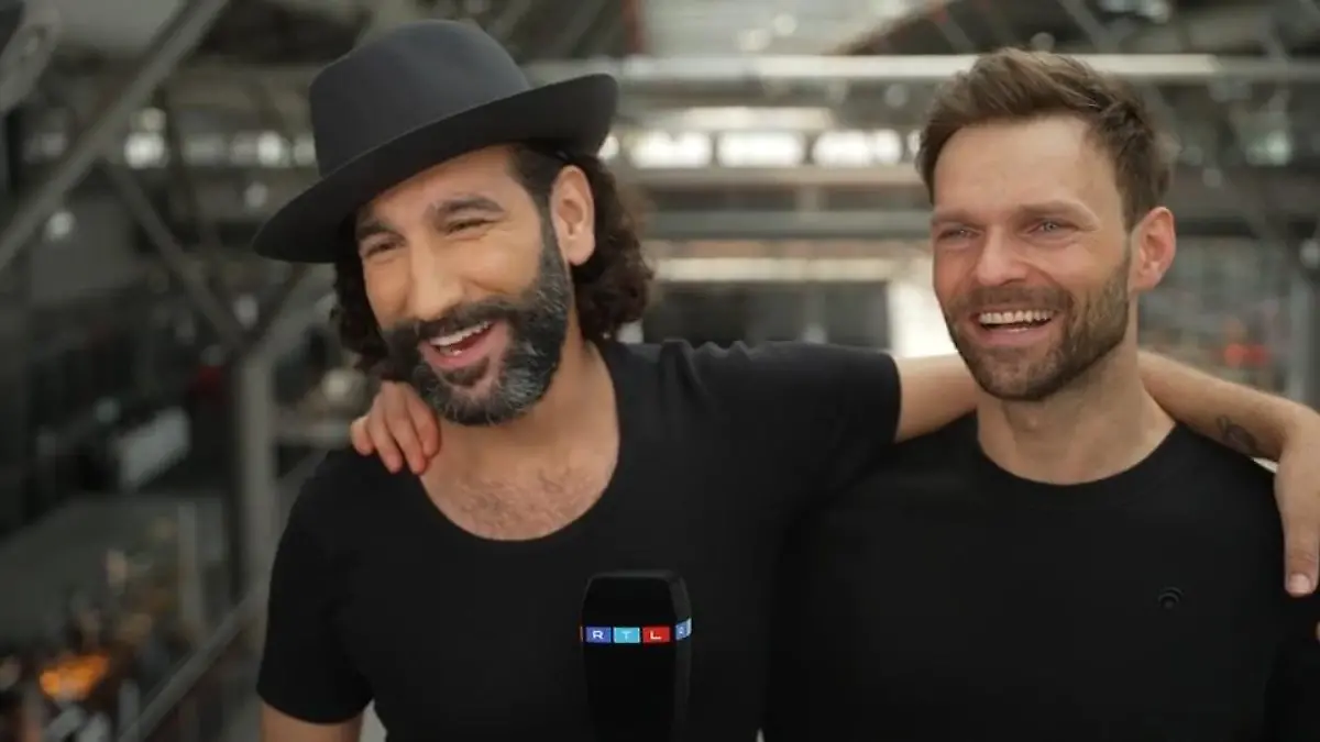 Massimo Sinató und Vadim Garbuzov bilden das 1. Männer-Paar Besondere Paare bei der "Profi-Challenge"