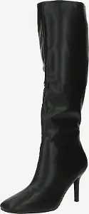Schwarze Stiefel mit Absatz