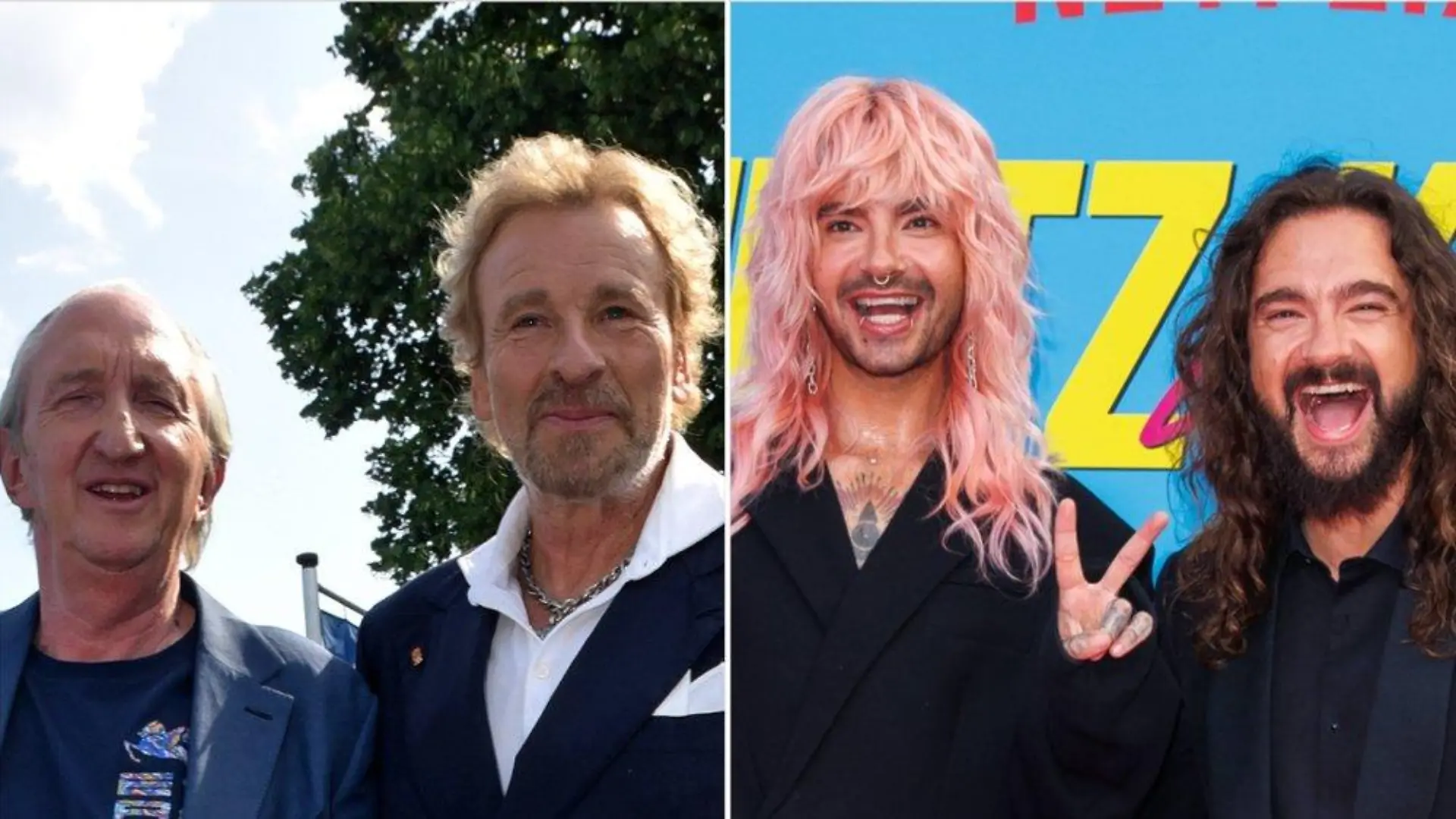 Thomas Gottschalk und Mike Krüger schießen gegen Kaulitz-Zwillinge