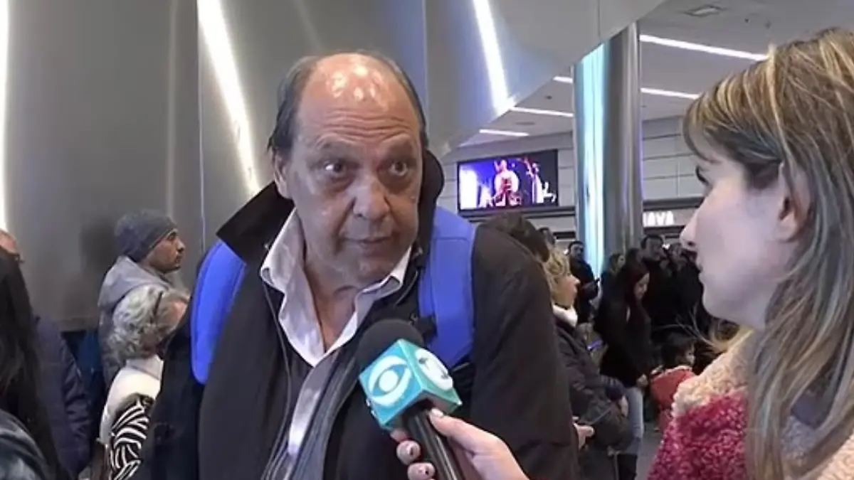 Der namentlich nicht genannte Mann im Interview mit dem Sender Canal 10