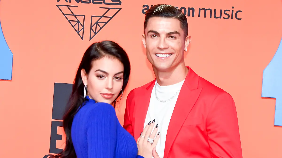 MTV EMA 2019 FIBES Conference Exhibition Centre in Seville In the photo On the photo Cristiano Ronaldo with his girlfriend Georgina Rodriguez