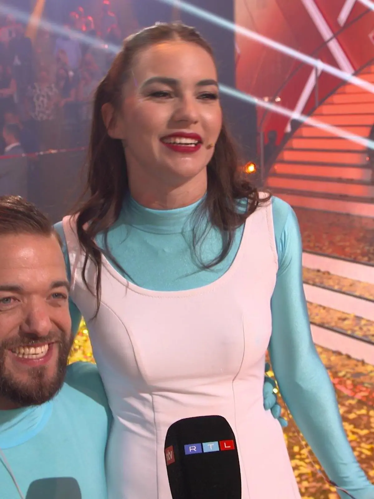 Mathias Mester und Renata Lusin belegen bei "Let's Dance" 2022 den dritten Platz.