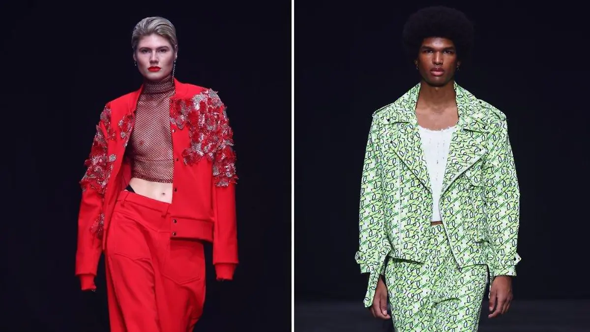 Jermaine und Lea: "GNTM"-Gewinner laufen in Berlin für Kilian Kerner