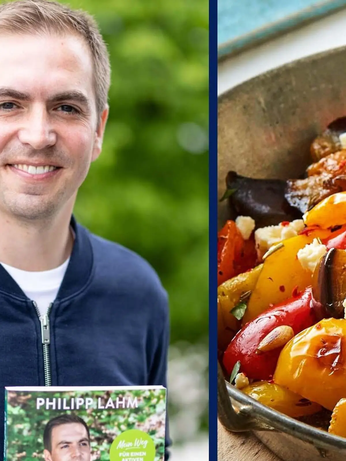 Philipp Lahm stellt in München sein neues Buch vor - mit Rezepten und Fitnesstipps