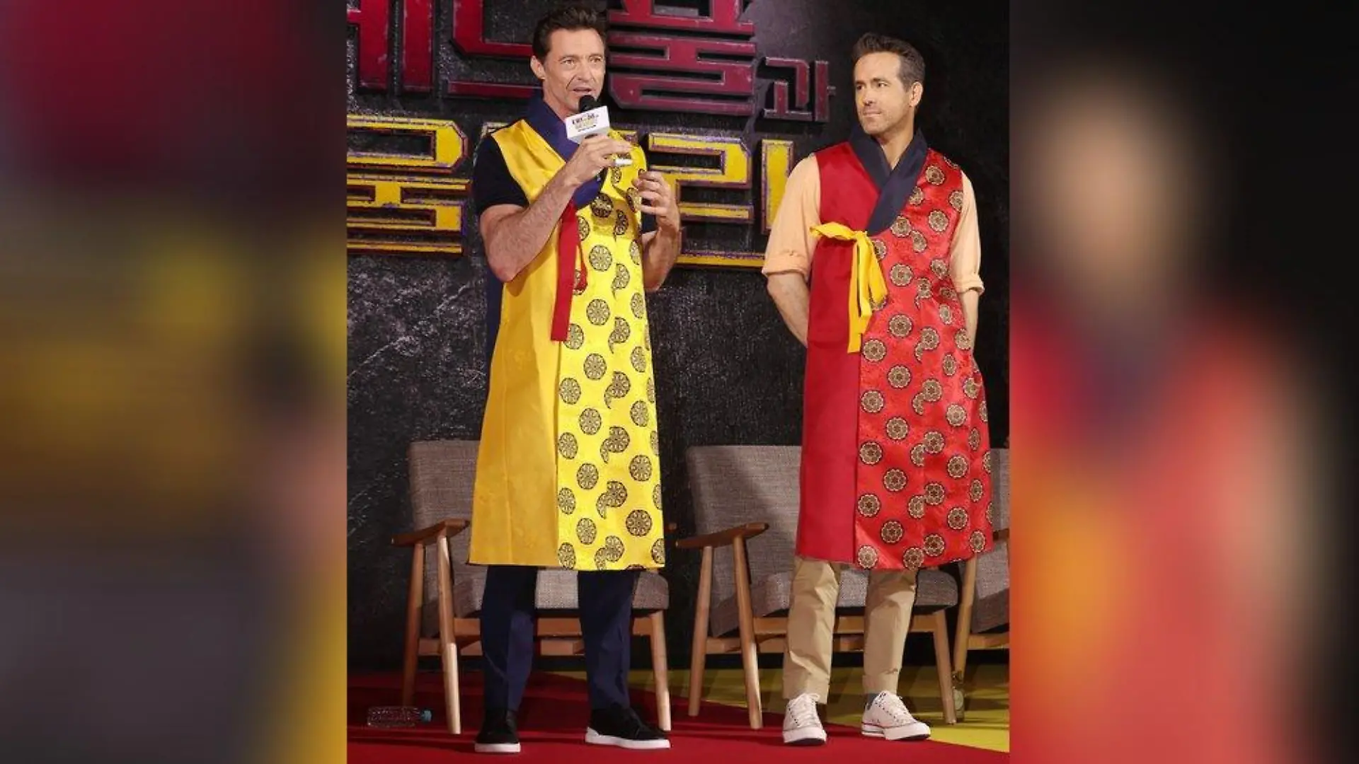 Hugh Jackman und Ryan Reynolds: Besonderer Auftritt in Seoul