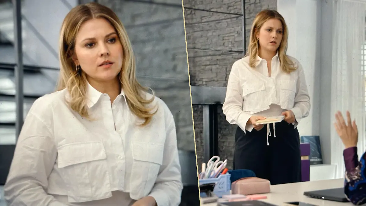 GZSZ Alicia trägt Cropped Bluse.