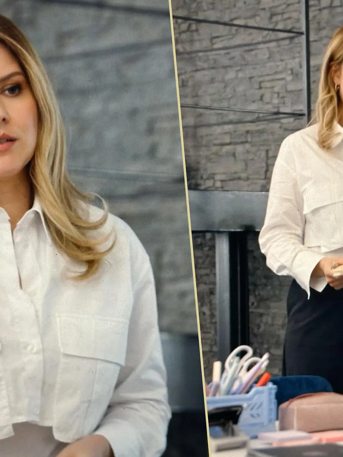 GZSZ Alicia trägt Cropped Bluse.