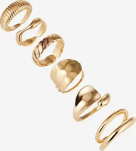Ringe "Jenny" (Sechser-Pack)