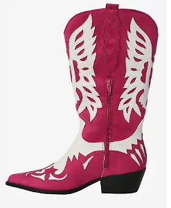 Nasty Gal Stiefel pink/weiß