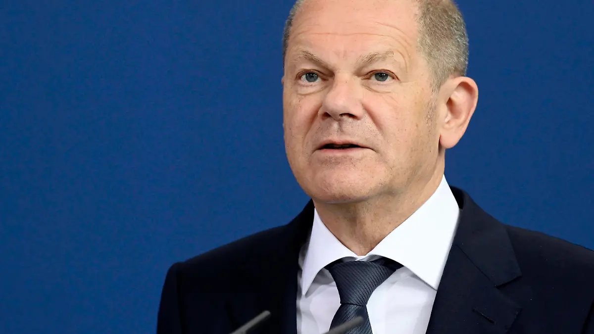  Olaf Scholz bei der Pressekonferenz von Bundeskanzler Scholz und dem Präsidenten der argentinischen Republik, Alberto ngel Fernandez nach dem gemeinsamen Gespräch im Bundeskanzleramt. Berlin, 11.05.2022 *** Olaf Scholz at the press conference of Chancellor Scholz and the President of the Argentine Republic, Alberto ngel Fernandez after the joint talks in the Federal Chancellery Berlin, 11 05 2022 Foto:xF.xKernx/xFuturexImage