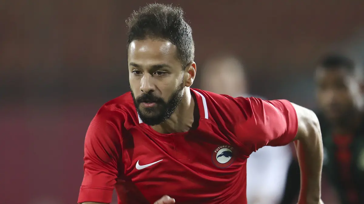 Ahmed Ahmed während eines Spiels im CAF Confederation Cup 2022/23 im Al Salam Stadium in Kairo
