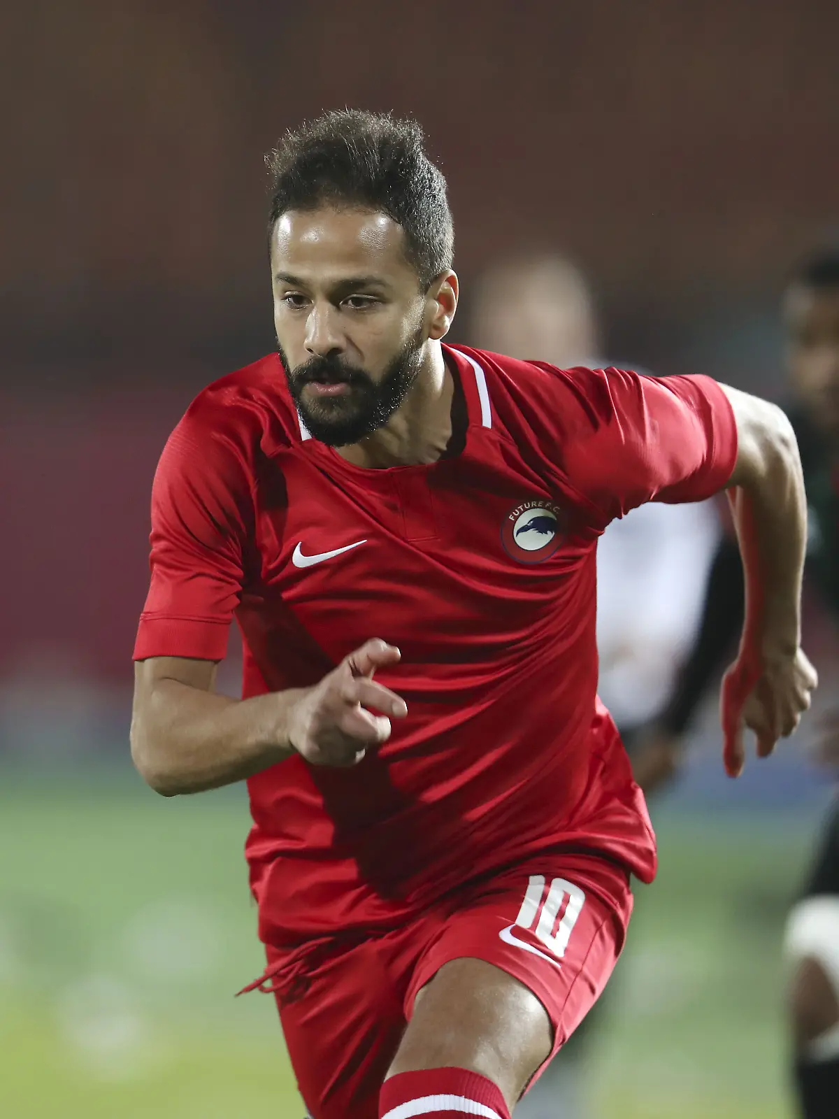 Ahmed Ahmed während eines Spiels im CAF Confederation Cup 2022/23 im Al Salam Stadium in Kairo