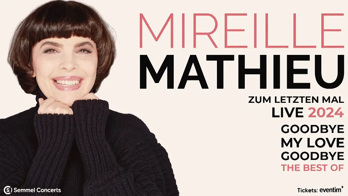 Mireille Mathieu (77) kündigt ihre große Abschiedstournee an