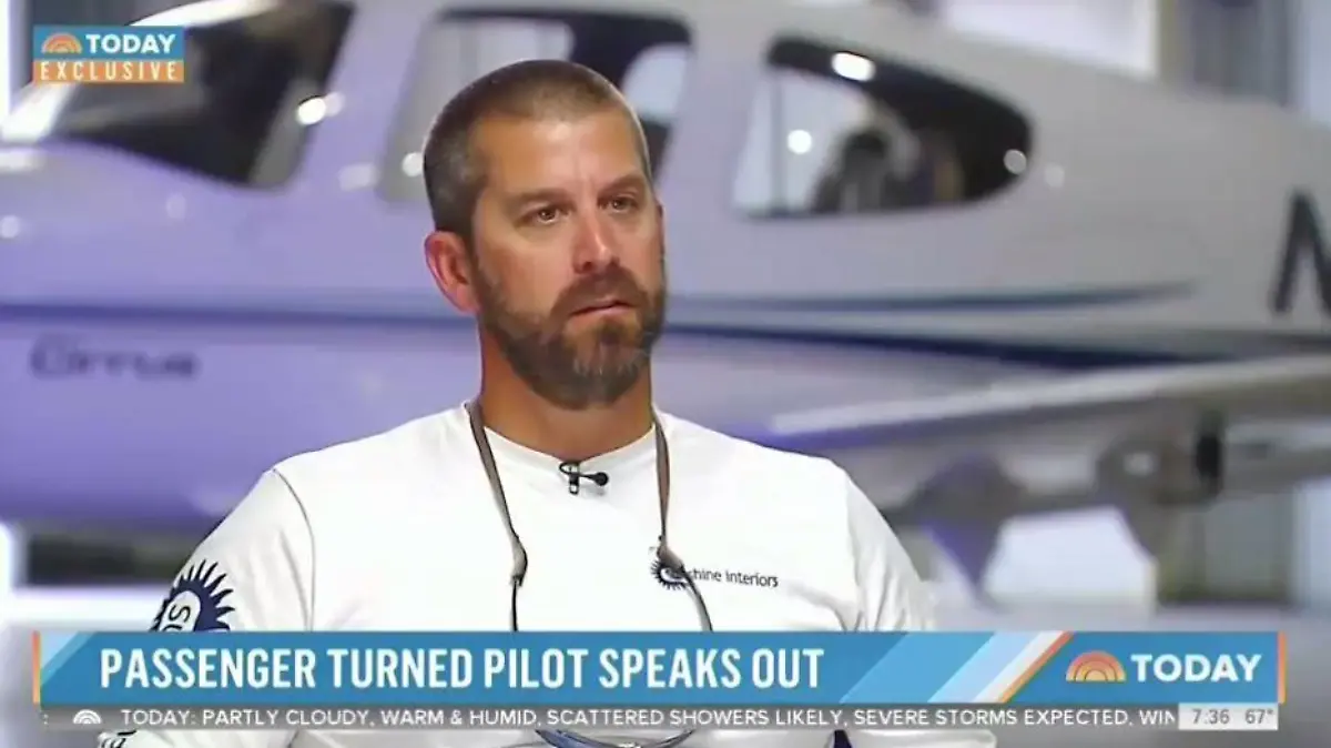 Darren Harrison ist es zu verdanken, dass die Cessna mit Pilot und einem weiteren Passagier an Bord nicht abstürzte.