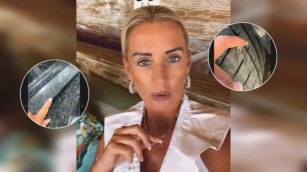 Kratzer im Lack und ein Nagel im Reifen: Peggy Jerofke ist nicht begeistert