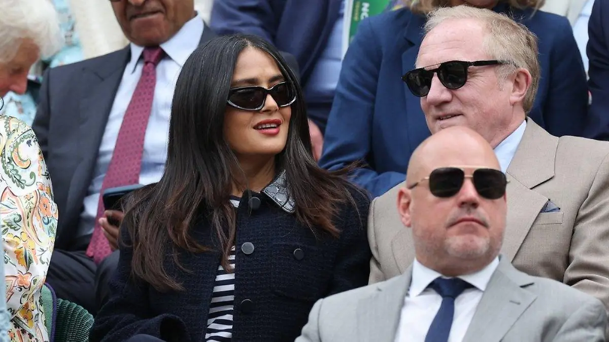 Salma Hayek und François-Henri Pinault: Promi-Paar besucht Wimbledon
