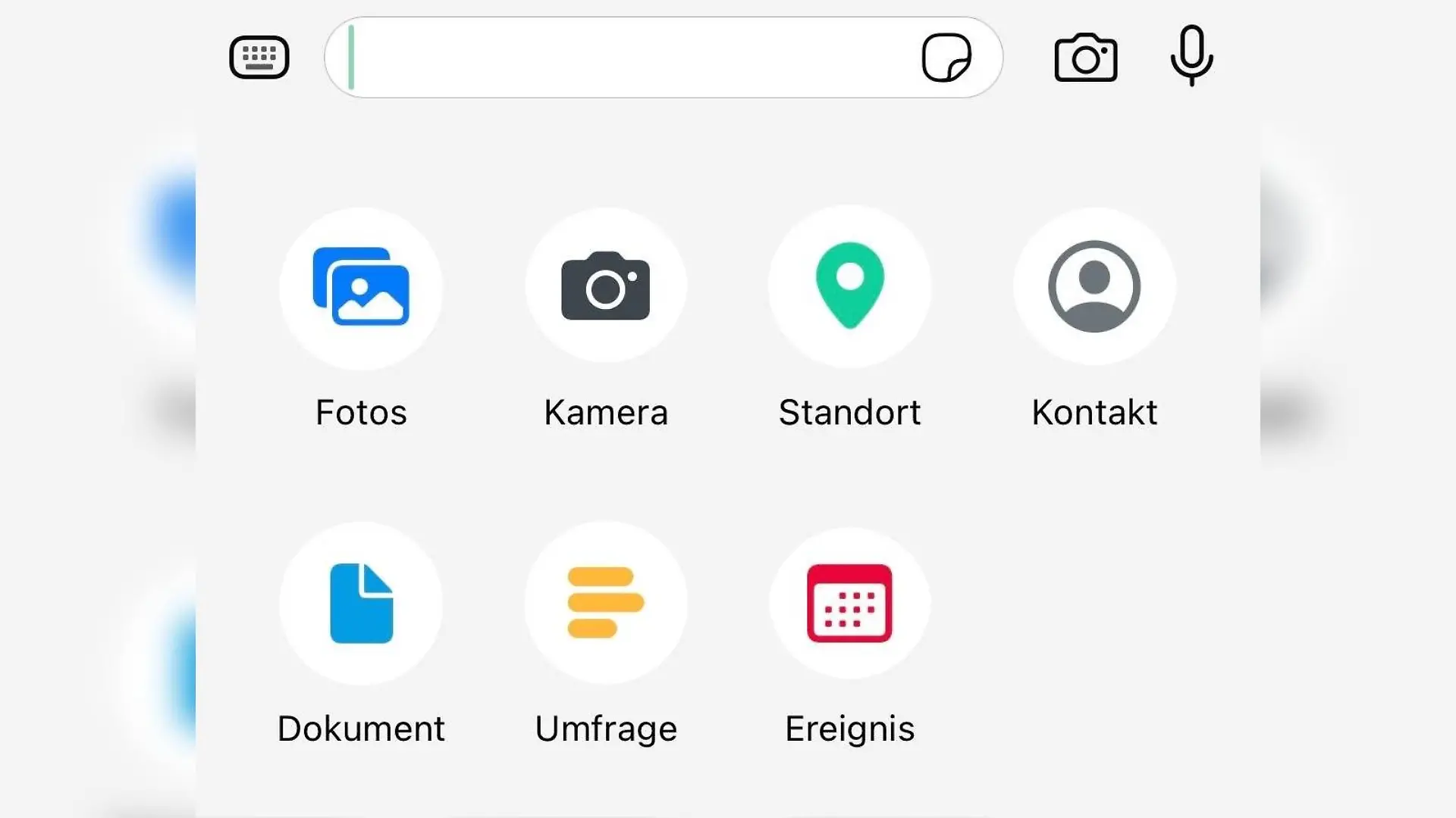 WhatsApp hat eine neue Funktion: den „Ereignis”-Button!