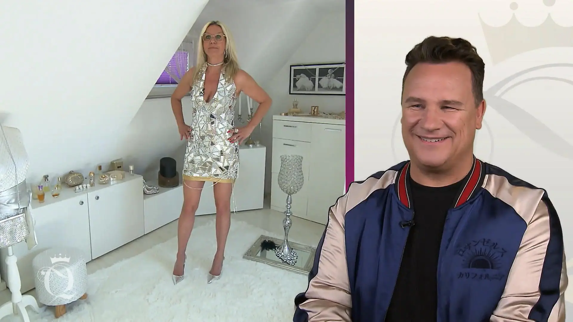 Martina liebt Schuhe und auffällige Outfits Glitzerkönigin