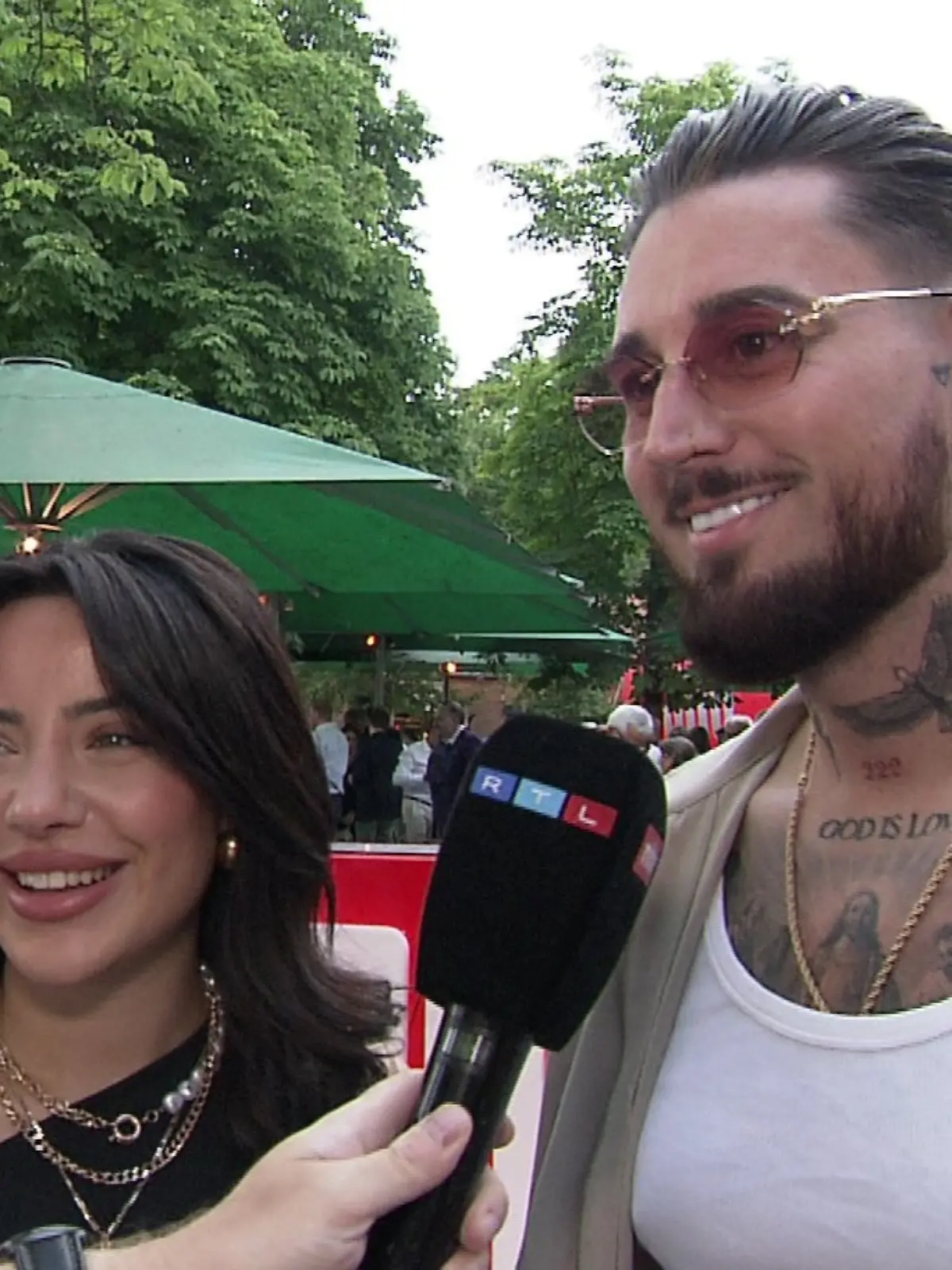 Mike Heiter und Leyla Lahouar