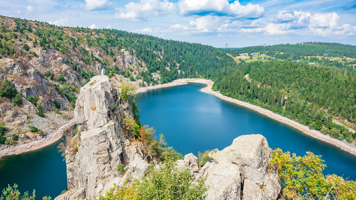 Lac Blanc in den Vogesen.