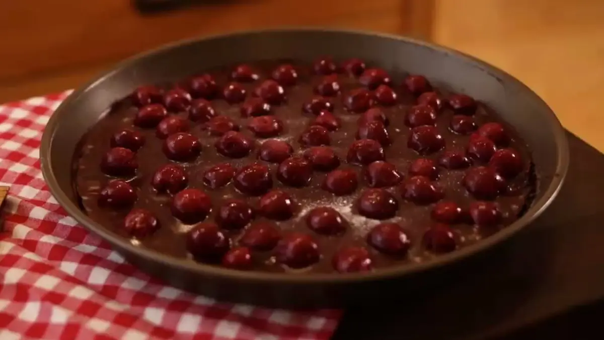 Rezept für Schoko-Kirsch-Tarte