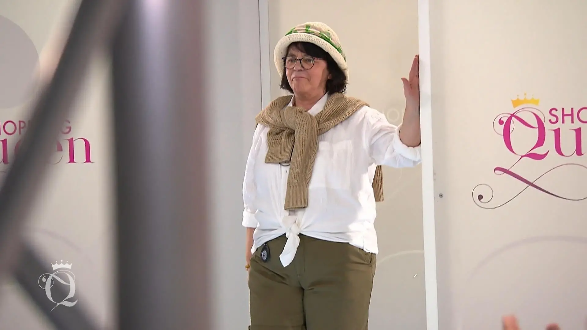 Heike präsentiert ihren Look auf dem Laufsteg "Fashion Fernweh"
