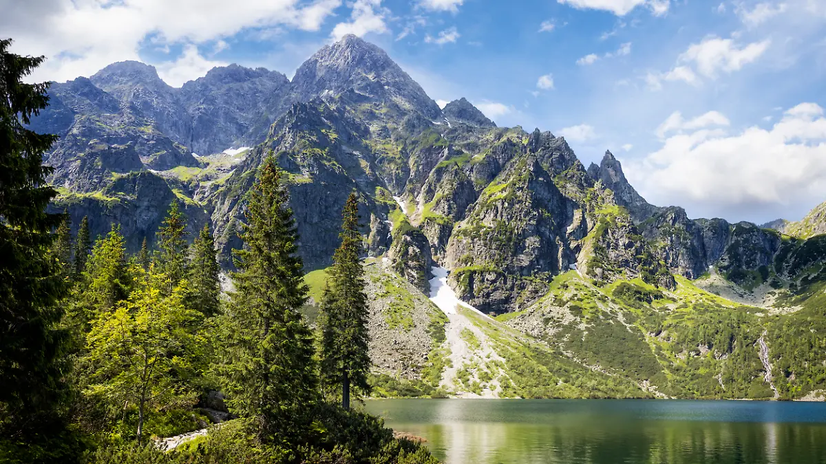 Der See Morskie Oko im Tatra-Nationalpark