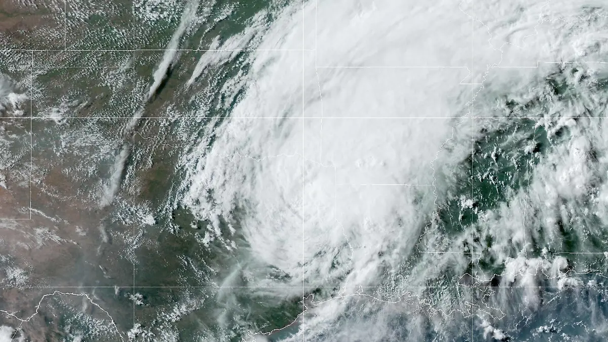 July 8, 2024, Matagorda, Texas, USA: Tropical Storm Beryl makes its way through Texas. The storm made landfall Monday around 4 a.m. near Matagorda, Texas, as a Category 1 Hurricane with maximum sustained winds of 80 mph. The storm has weakened to a tropical storm. Matagorda USA - ZUMA 20240708_new_z03_030 Copyright: xNOAAx