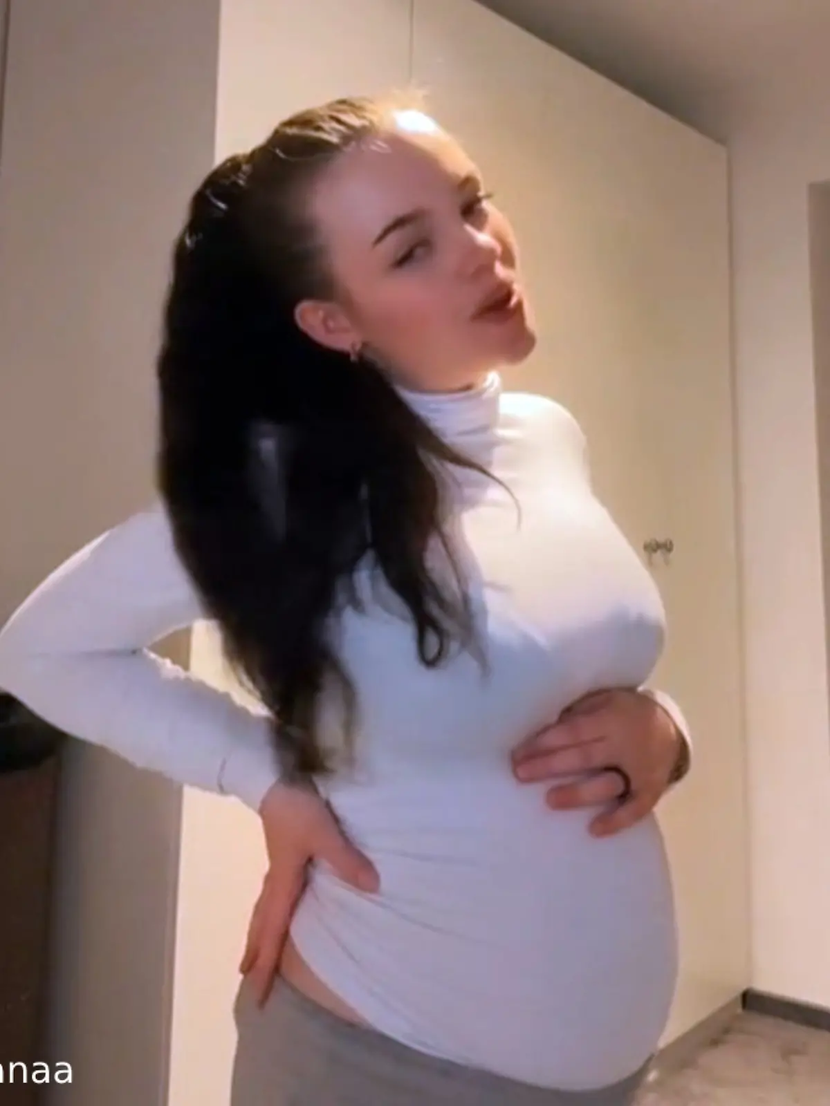 Tatjana K. postete viele Videos während ihrer Schwangerschaft 