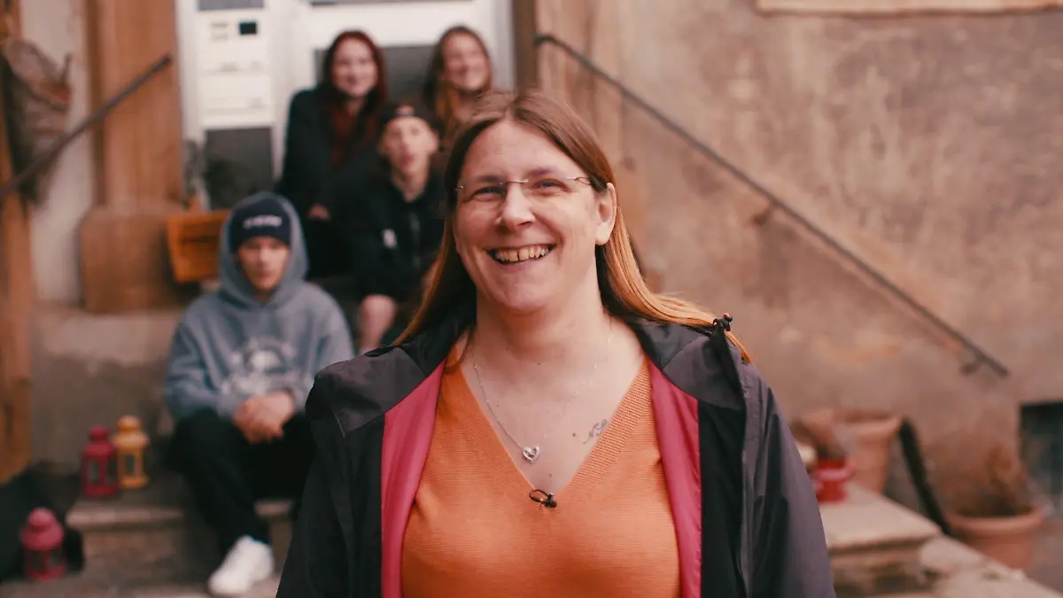 Corina ist alleinerziehende Mama von sieben Kindern.