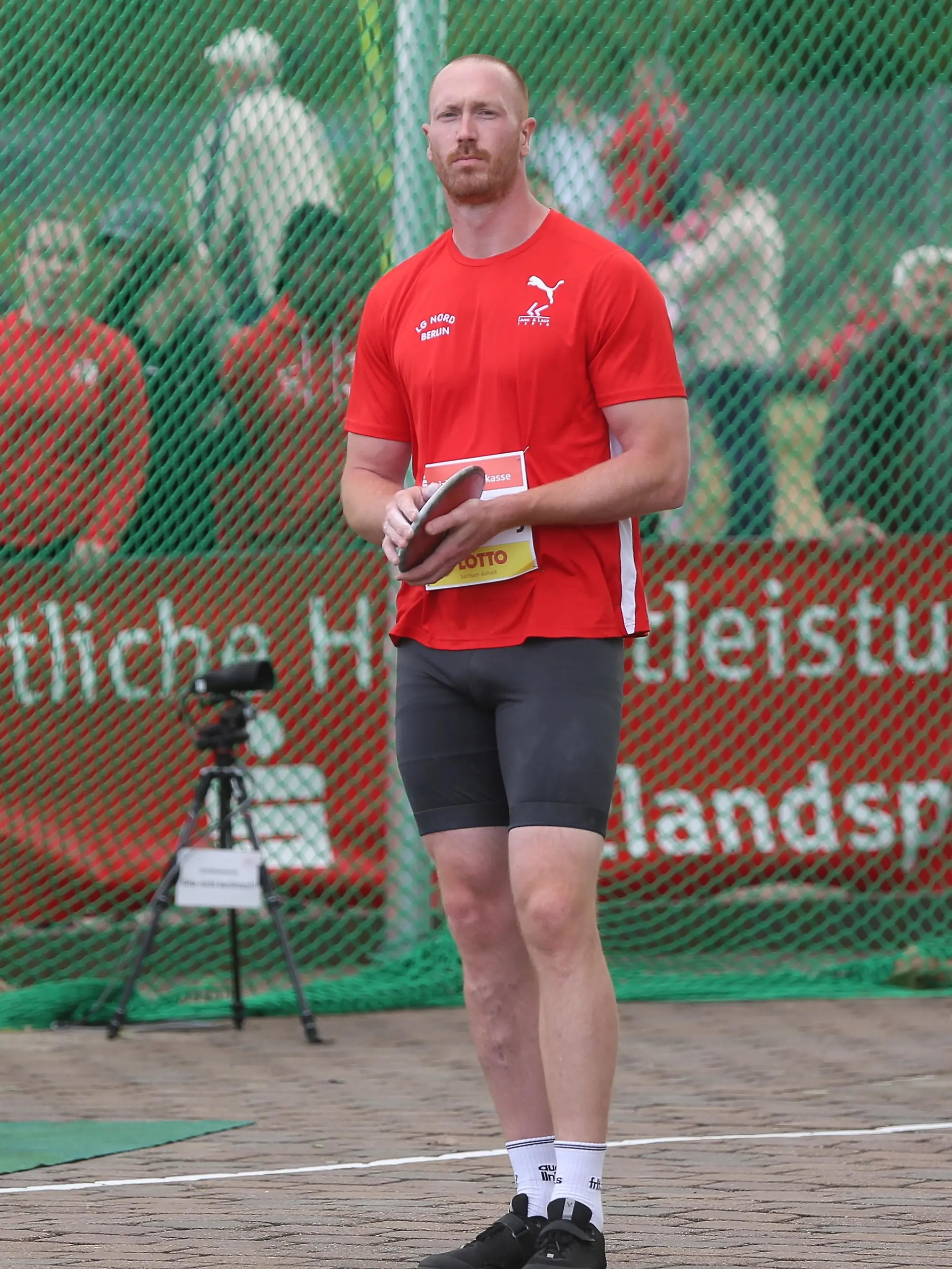 deutscher Diskuswerfer Christoph Harting (LG Nord Berlin) beim 17. Schönebecker SoleCup am 02.06.2023