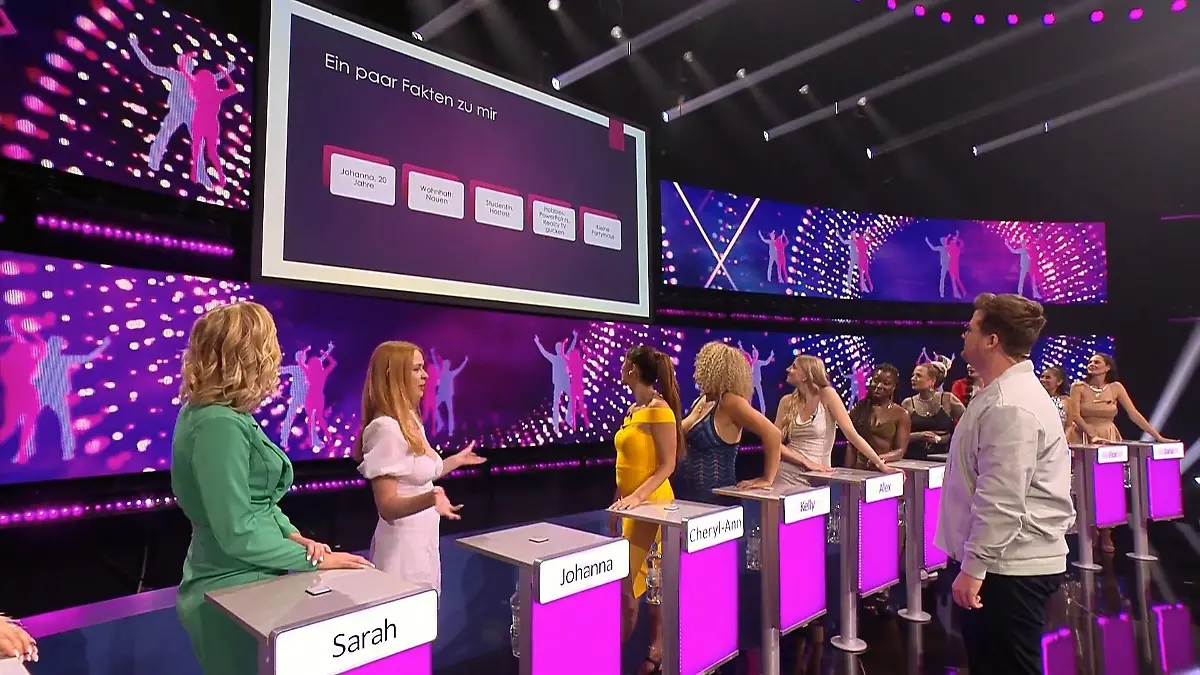 Warum soll man Johanna daten? Hier kommen ihre Antworten PowerPoint-Präsentation bei "Take Me Out"