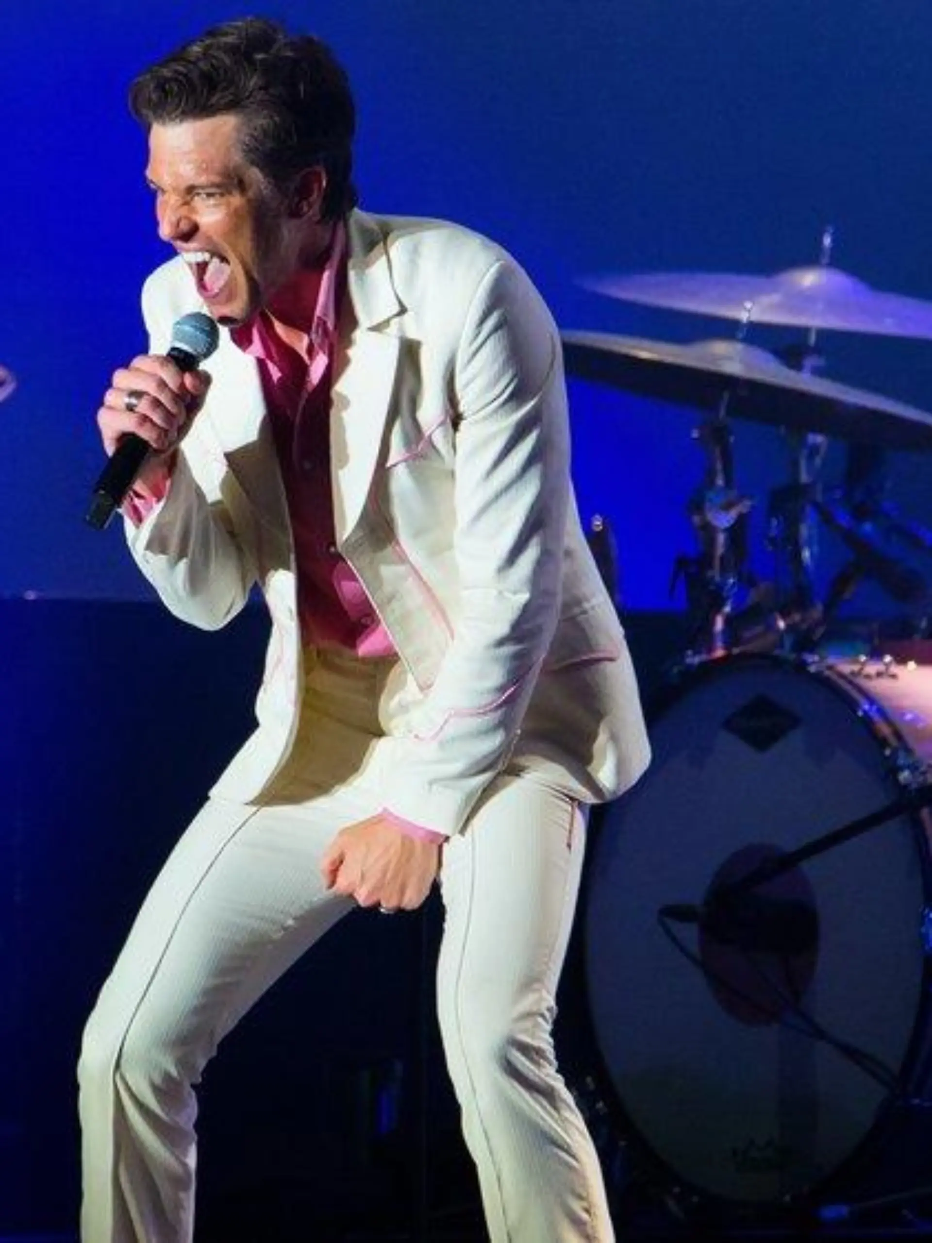 EM-Jubel bei The-Killers-Konzert: Rocker zeigen England-Spiel