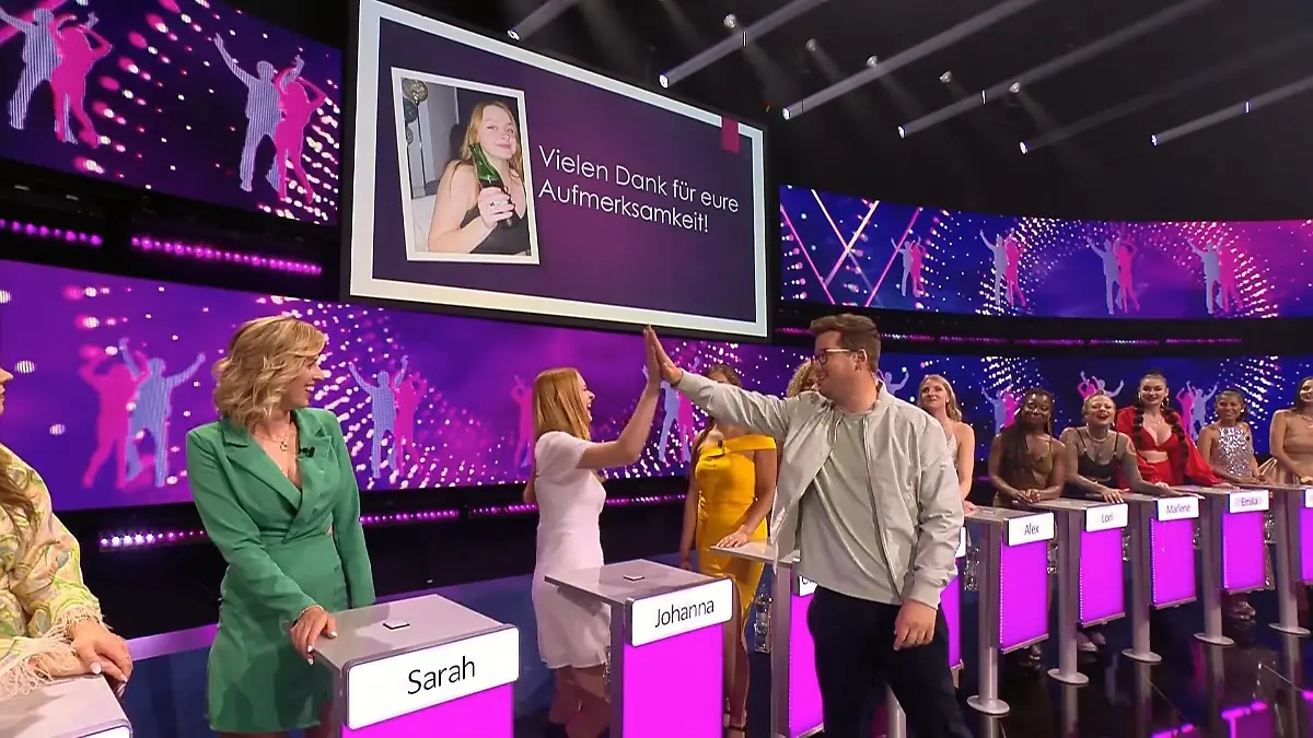 Johanna und Chris Tall bei „Take Me Out”