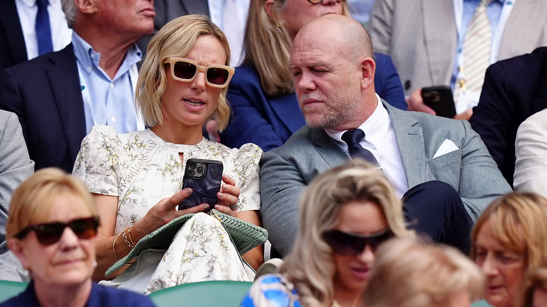 Zara und Mike Tindall in Wimbledon.
