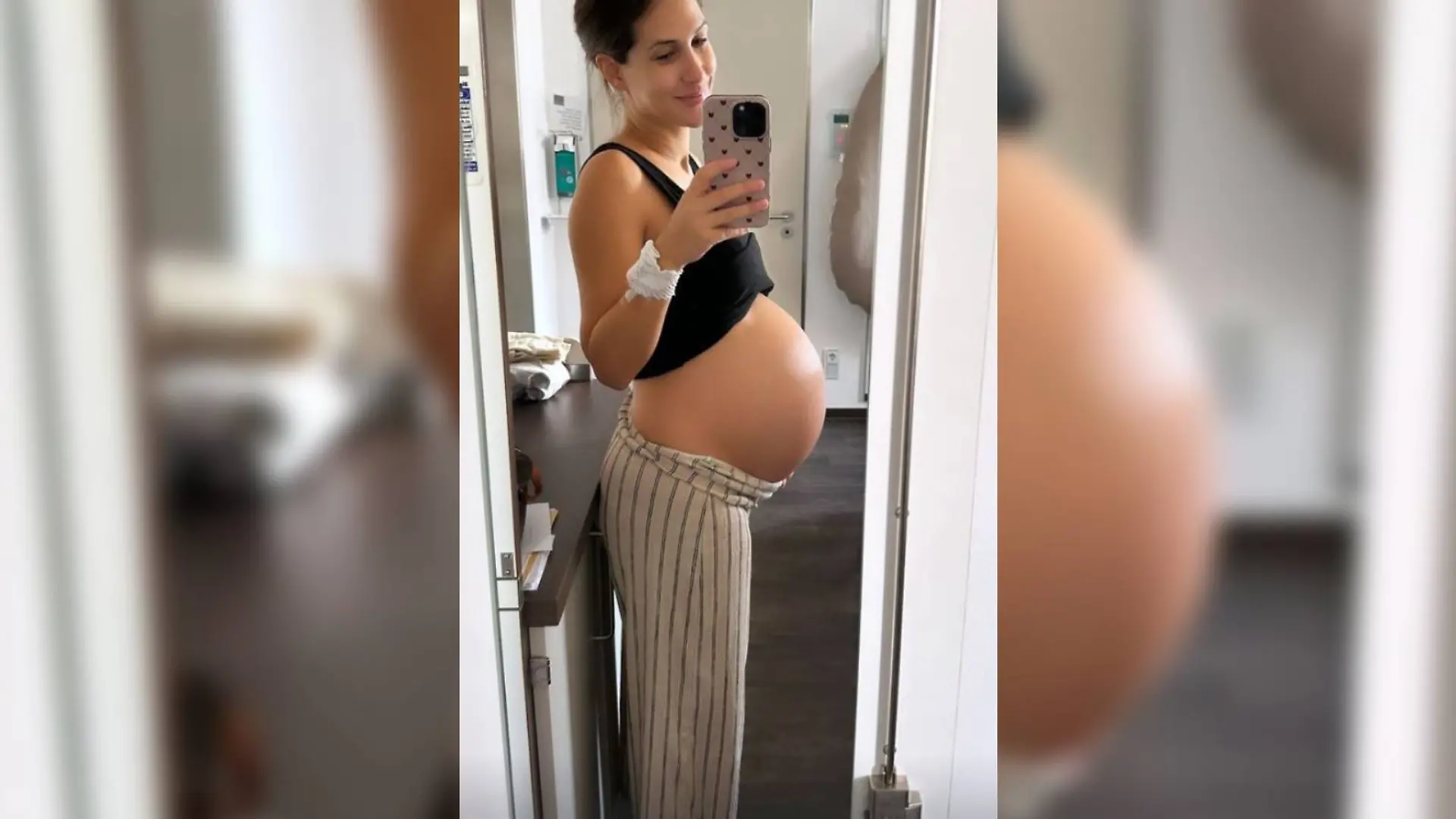 Clea-Lacy Juhn - Selife aus dem Krankenhaus.