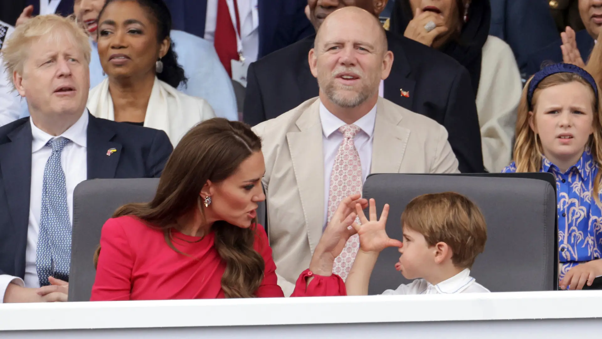 Prinzessin Kate und Prinz Louis