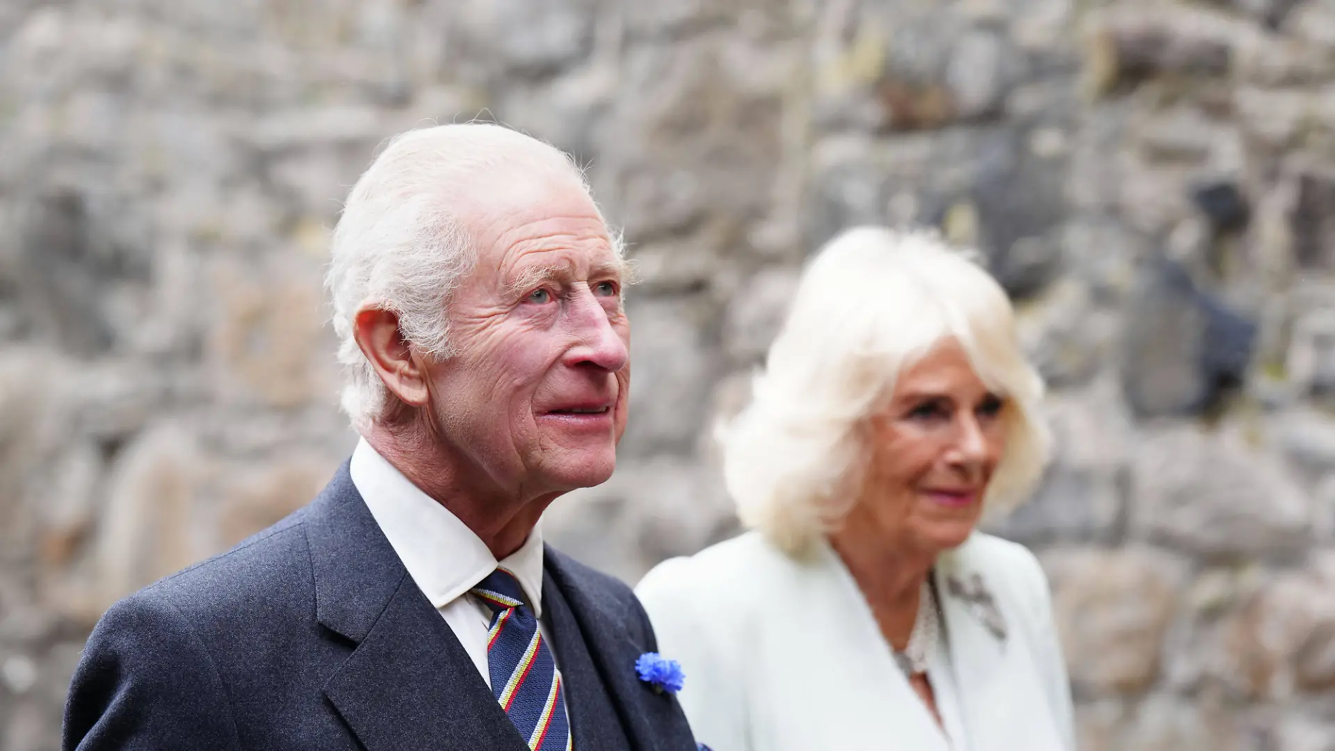 . 03/07/2024. Edinburgh, United Kingdom. King Charles III and Queen Camilla at a celebration at Edinburgh Castle to mark the 900th Anniversary of the City of Edinburgh on day two of their visit to Scotland.