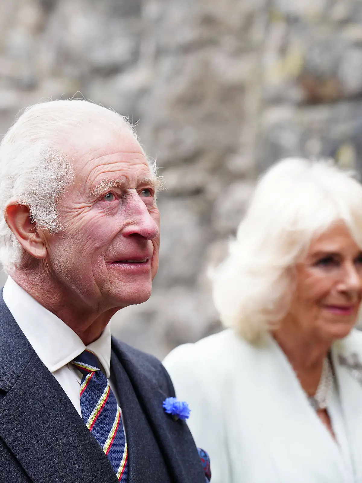 . 03/07/2024. Edinburgh, United Kingdom. King Charles III and Queen Camilla at a celebration at Edinburgh Castle to mark the 900th Anniversary of the City of Edinburgh on day two of their visit to Scotland. 