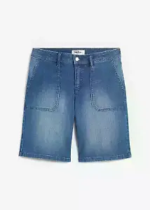 Jeans-Bermuda mit Stretch