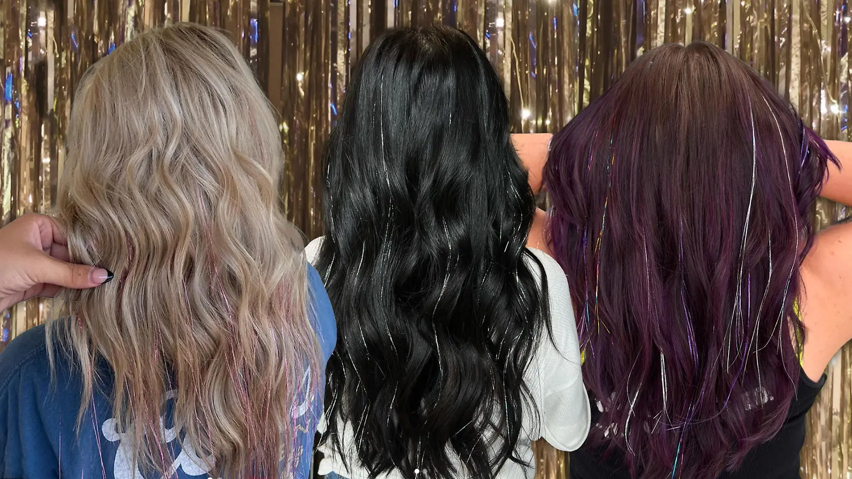 TikTokTrend 2024 Wie stylt ihr das trendige „Tinsel Hair“?