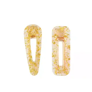 Glitzernde Haarspangen