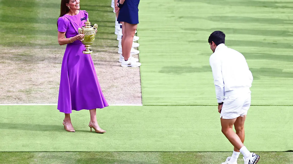 Carlos Alcaraz verneigt sich Prinzessin Kate