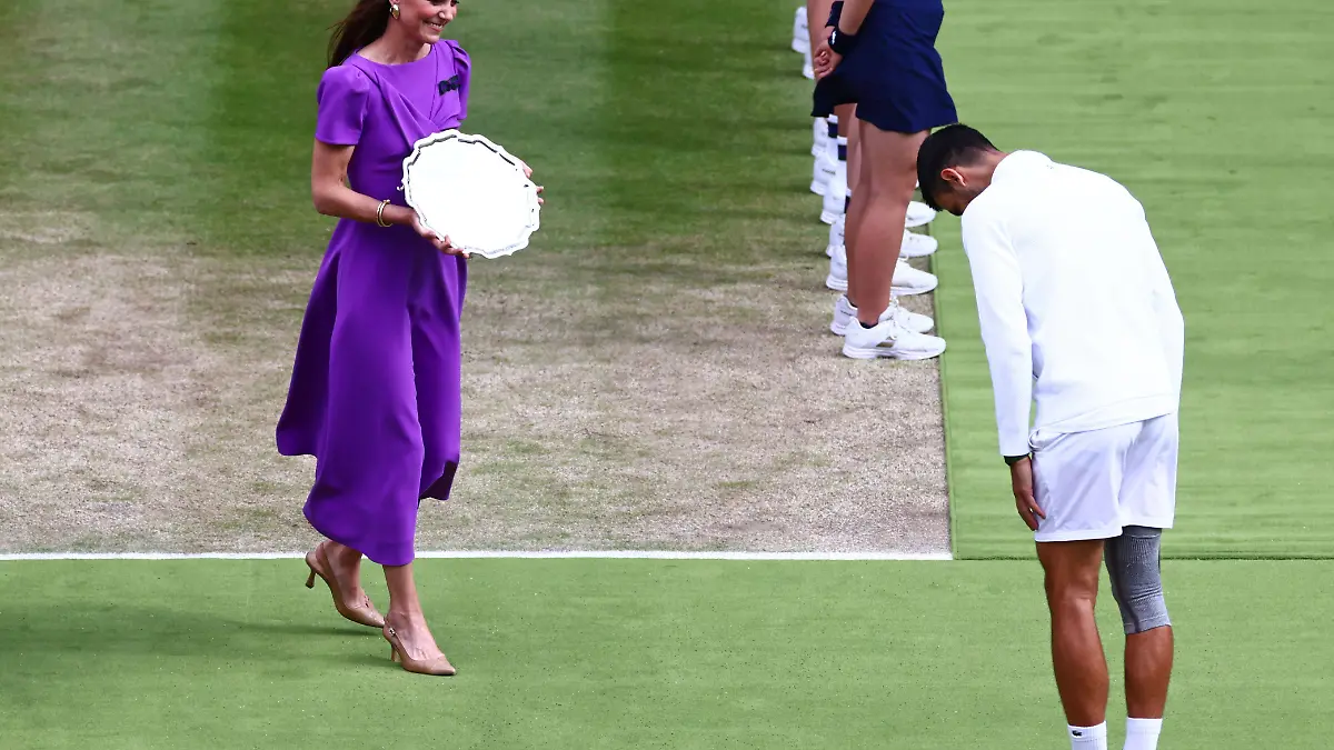 Novak Djokovic verneigt sich vor Prinzessin Kate